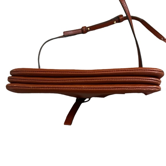 Annabel Ingall Brown Leather Jojo Crossbody Bag - Picture 6 of 7